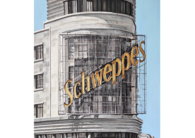Schweppes Edificio Carrión, 45×32 cms