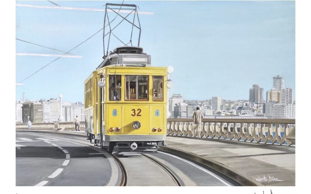 Tranvía Coruña (Formato A4)